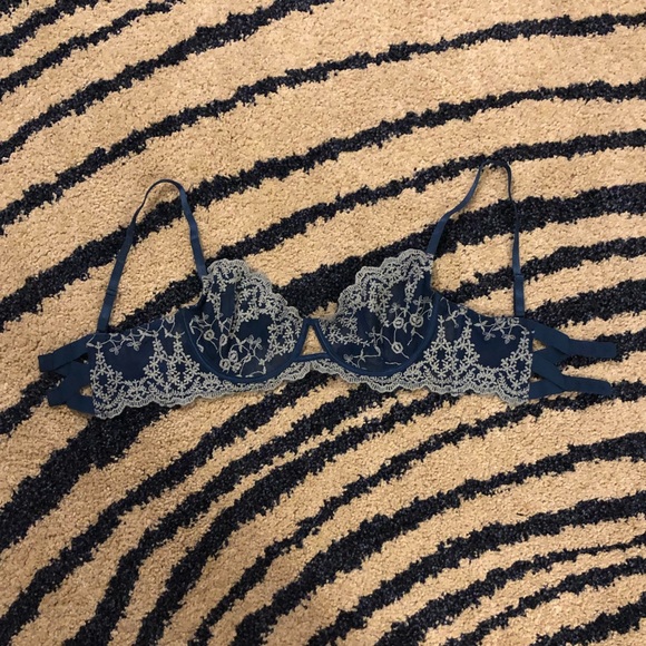 Free People Other - Floral blue bra